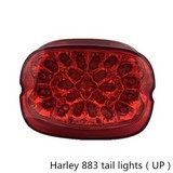 Harley Fatboy Sportster Dyna Road King Glides Xl 883 1200 Tail Light Led Integrated Turn Signals